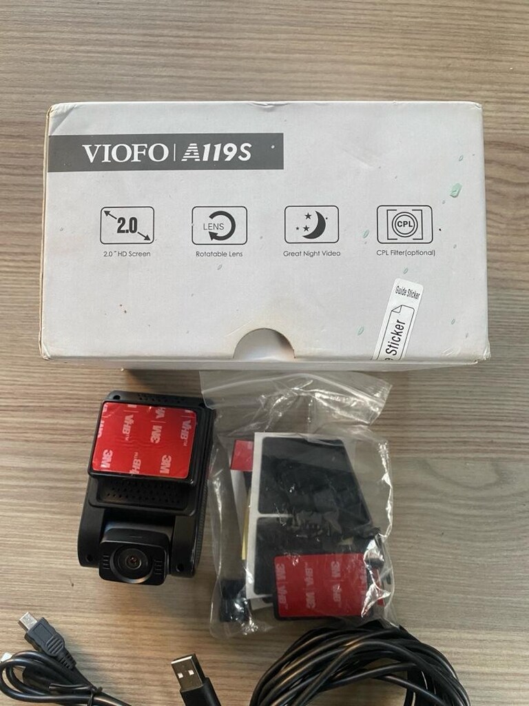 Viofo A119S V2 1080P GPS'li Akılı Araç Kamerası + 32 GB SD Kart - 4