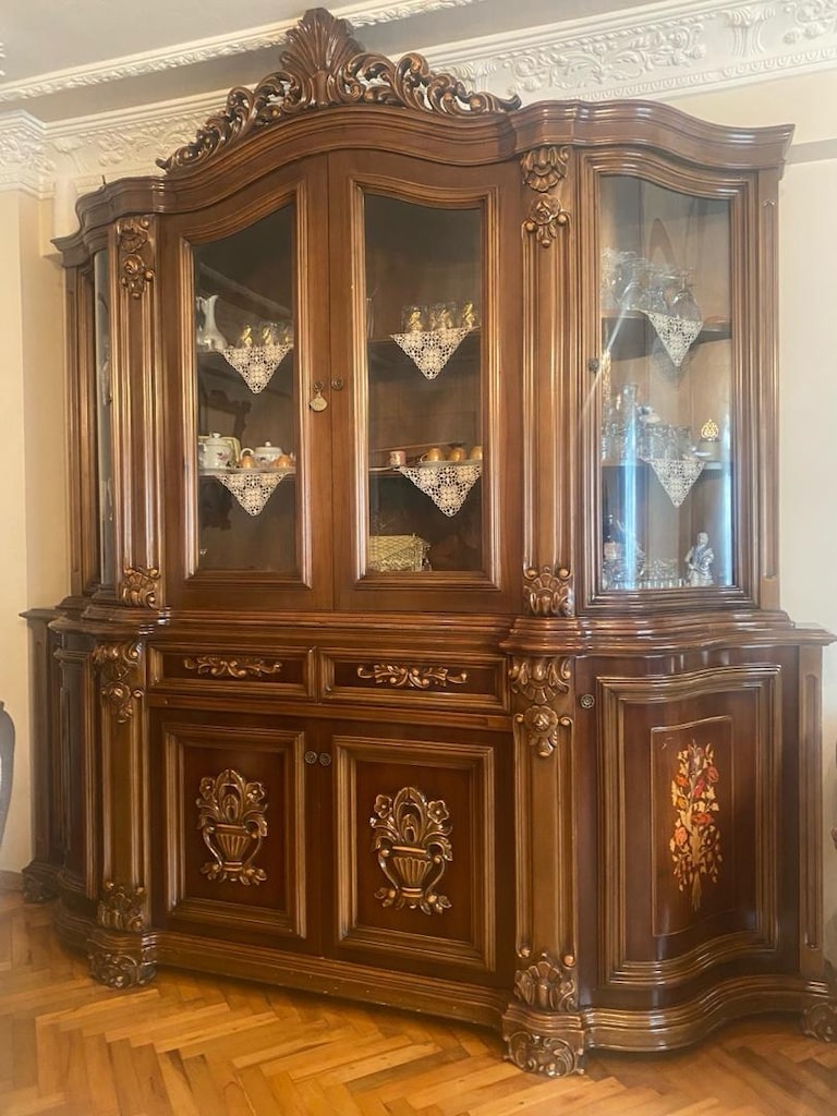 Oymalı Salon Takımı Antika Vintage (Hediyeli) - 7