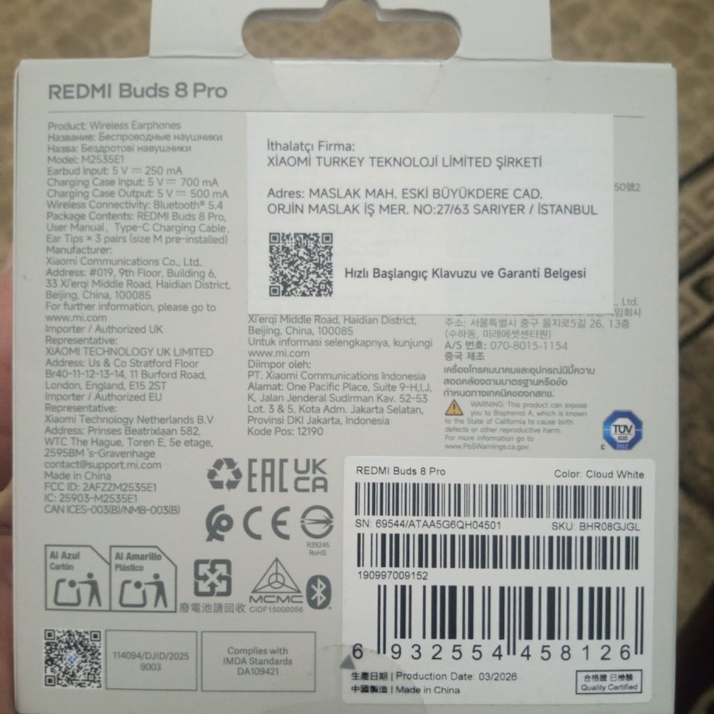 Redmi buds 8 pro Bluetooth kulalik - 2