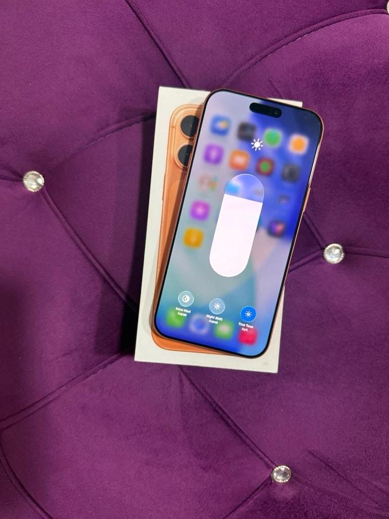 İPHONE 17 PRO MAX 256 TURUNCU PİL 92 HERŞEYİ ORJİNAL ÇİFT FİZİKSEL - 5
