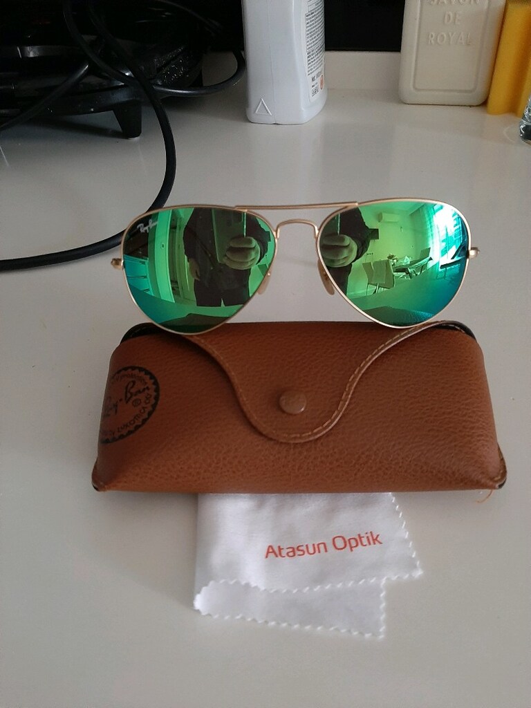 Orjinal Rayban rb3025 aviator large 58/14 güneş gözlüğü - 14