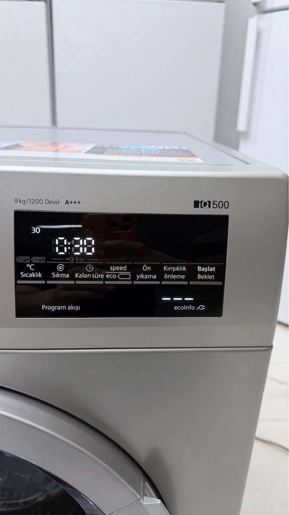 Siemens 9 Kg İnox Yeni Model İnverter Çamaşır Makinesi - 10