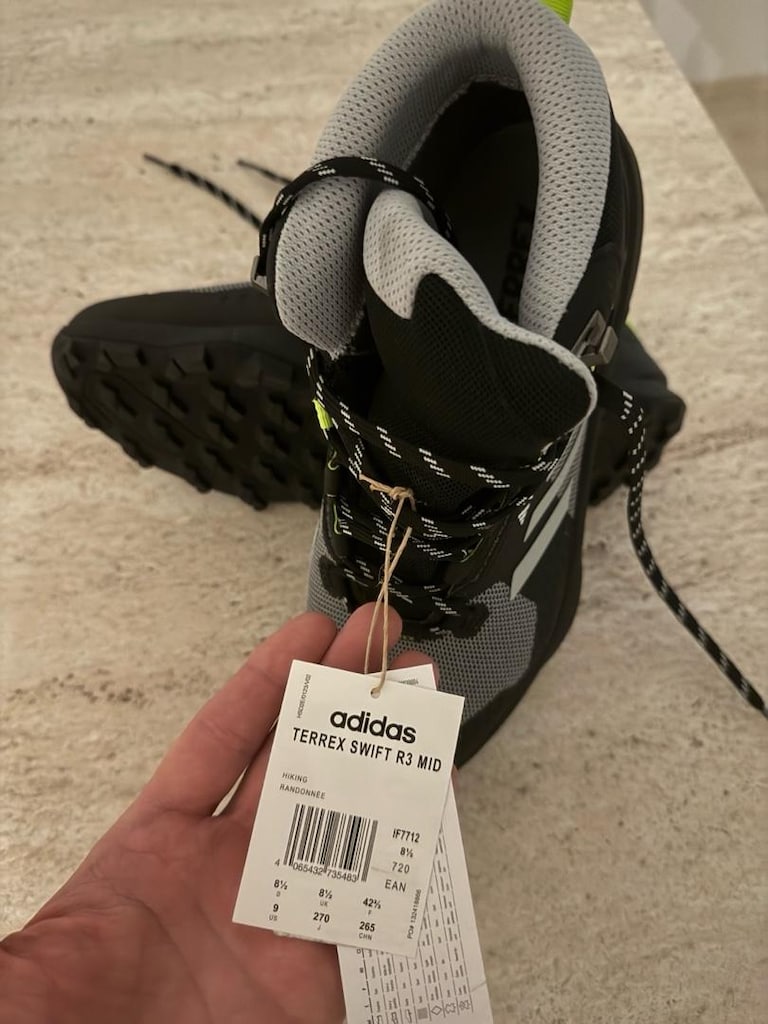 adidas Terrex Swift R3 Mid Gore-Tex Erkek Siyah Outdoor Bot