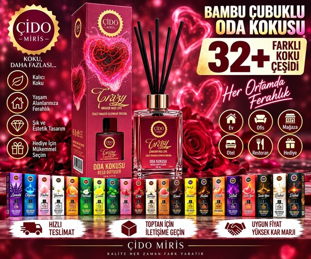 ÇİDO MİRİS ODA KOKUSU 100ML(AÇIKLAMAYI OKU)
