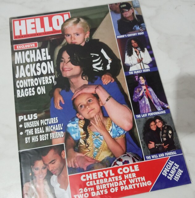 Hello Dergisi 2009 Michael Jackson İngilizce Cheryl Cole