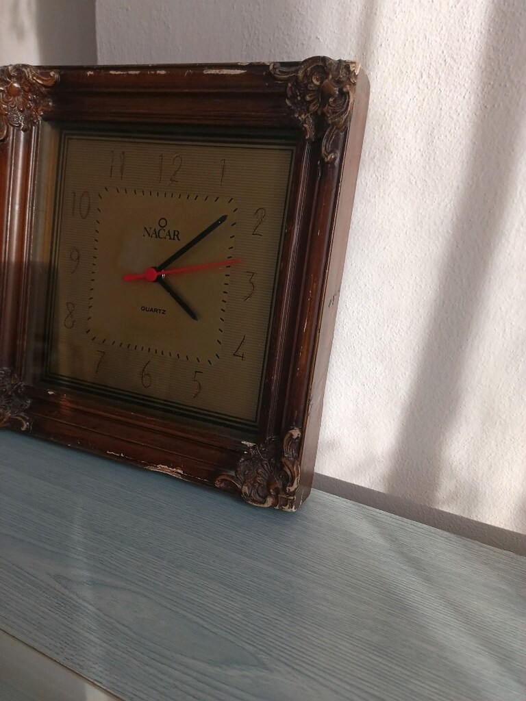 ahşap çerçeveli saat - 3