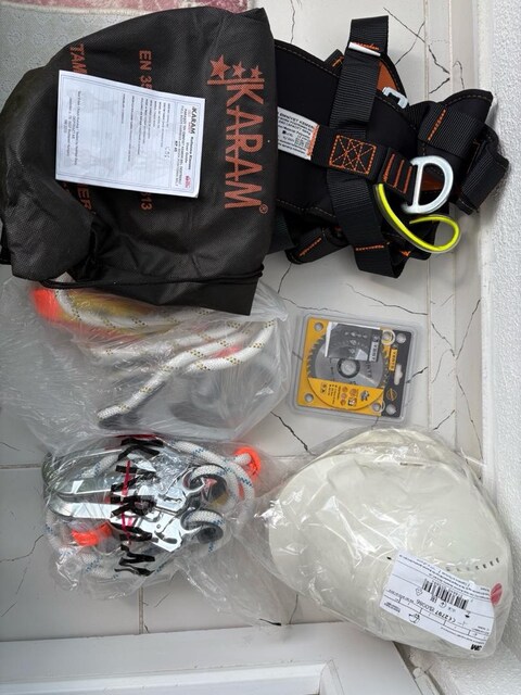3M Baret/6 nokta emniyet kemeri ve lanyardları