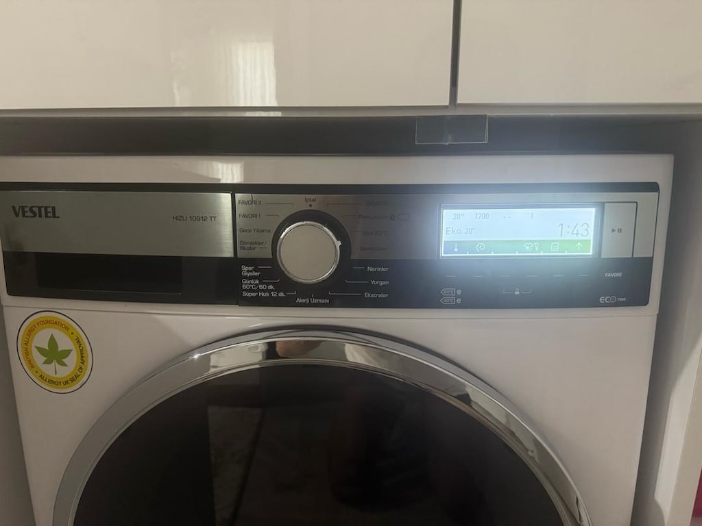 Vestel Hızlı 10912 A+++ 10 kg 1200 Devir Çamaşır Makinesi - 4