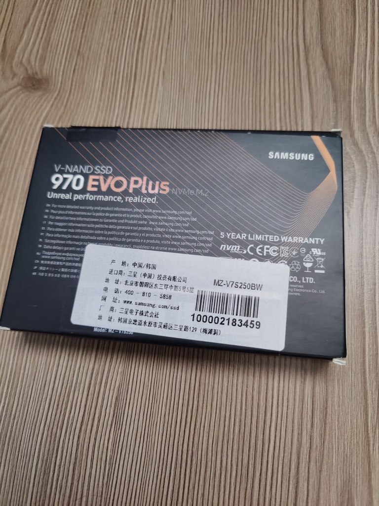 SAMSUNG 250 GB 970 EVO PLUS - 5