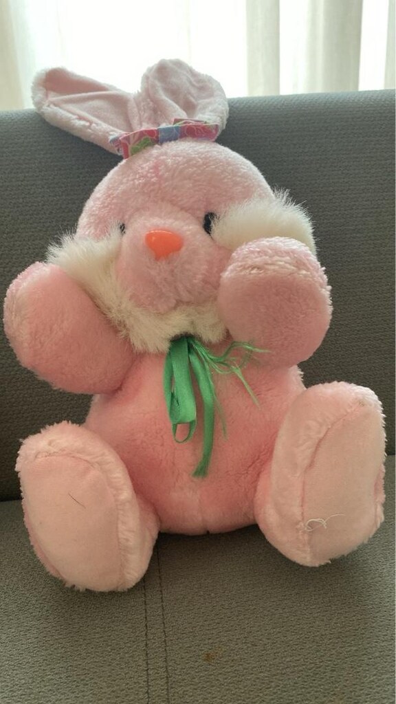 Pembe Peluş Tavşan Oyuncak - 4
