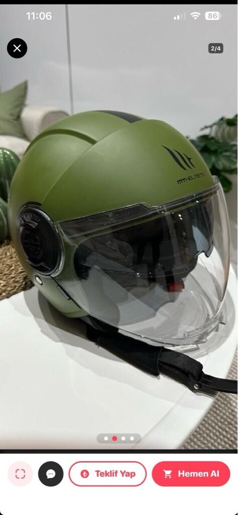 Mt yarım kask tertemiz - 2