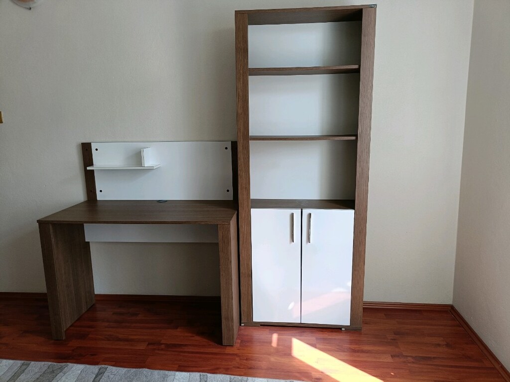 Çalışma Masası ve Kitaplık