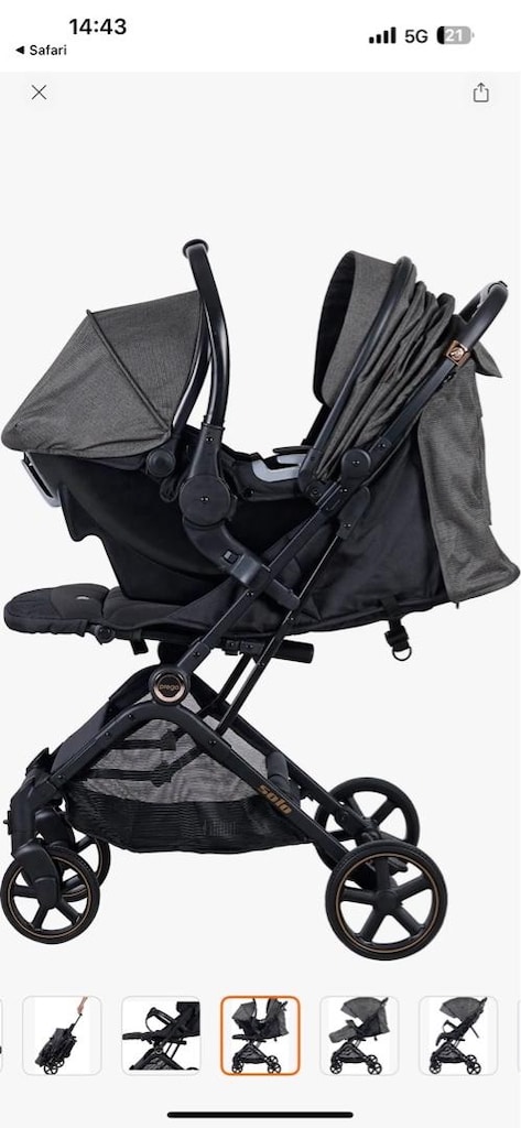 Prego Solo Vıp Travel Bebek Arabası Kabin Boy - 3