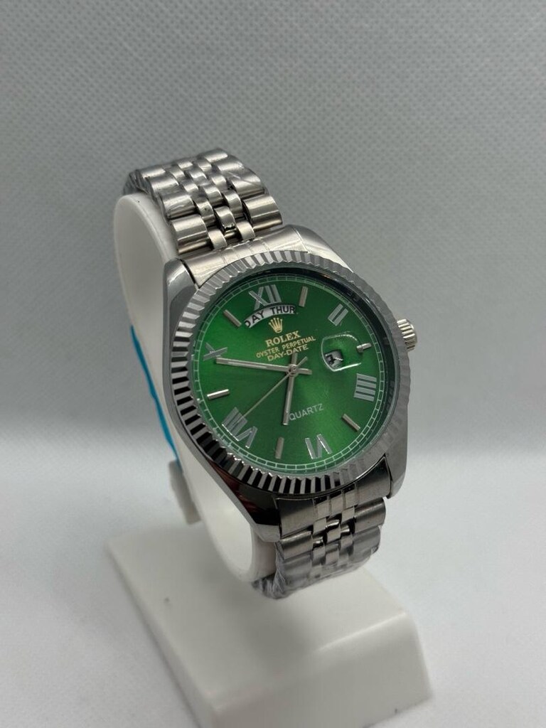 Rolex Yeşil Saat Lüks - 4