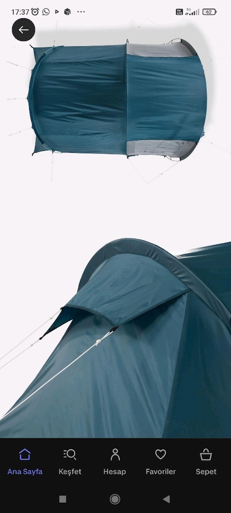 çadır Decathlon - 2