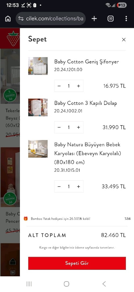 Çilek Baby Cotton Çocuk Odası Takımı - 6