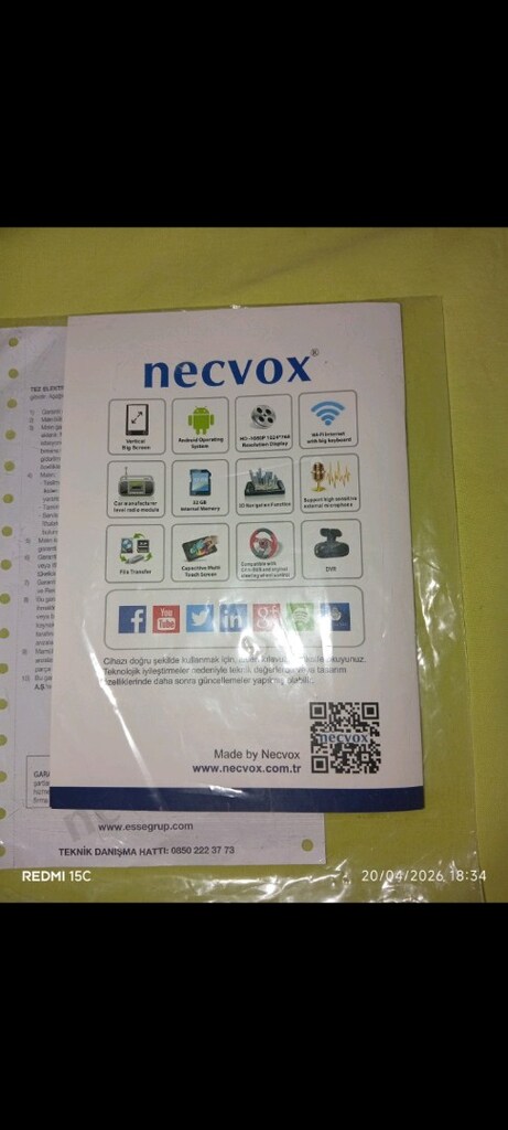 NECVOX MULTİMEDYA GARANTİLİ KUTULU SIFIR ÜRÜN - 4