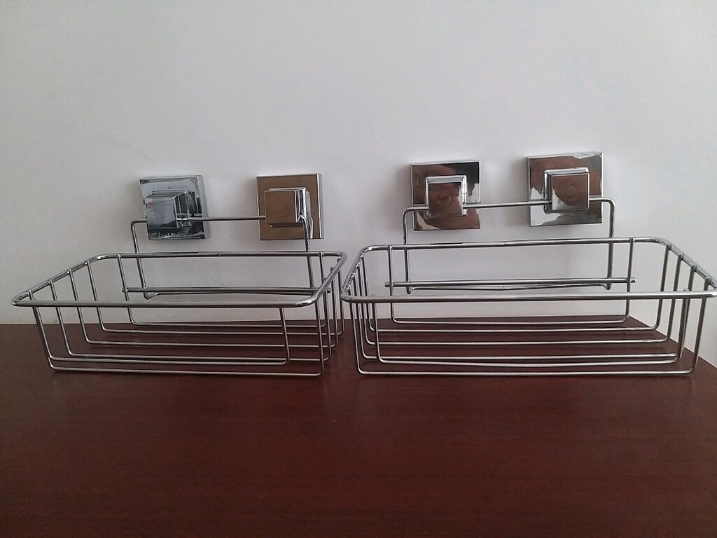 Tekno-tel EASYFİX YAPIŞKANLI TEK KATLI BANYO RAFI (2 adet) - 2