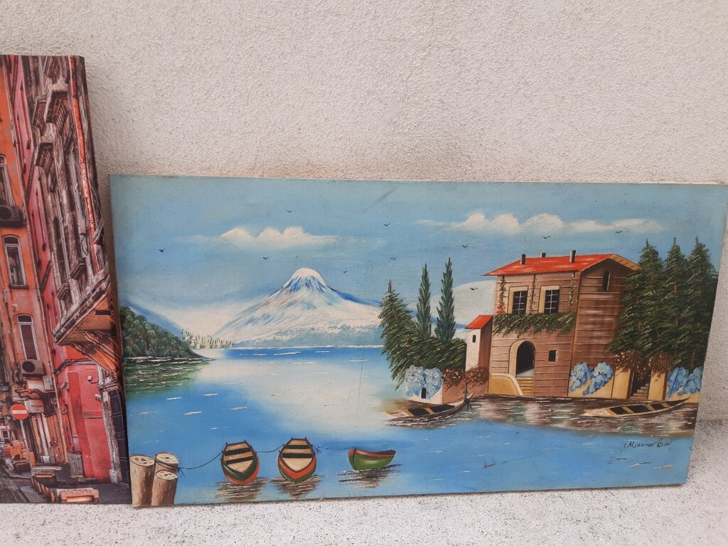 yağlı boya tablo imzalı - 2