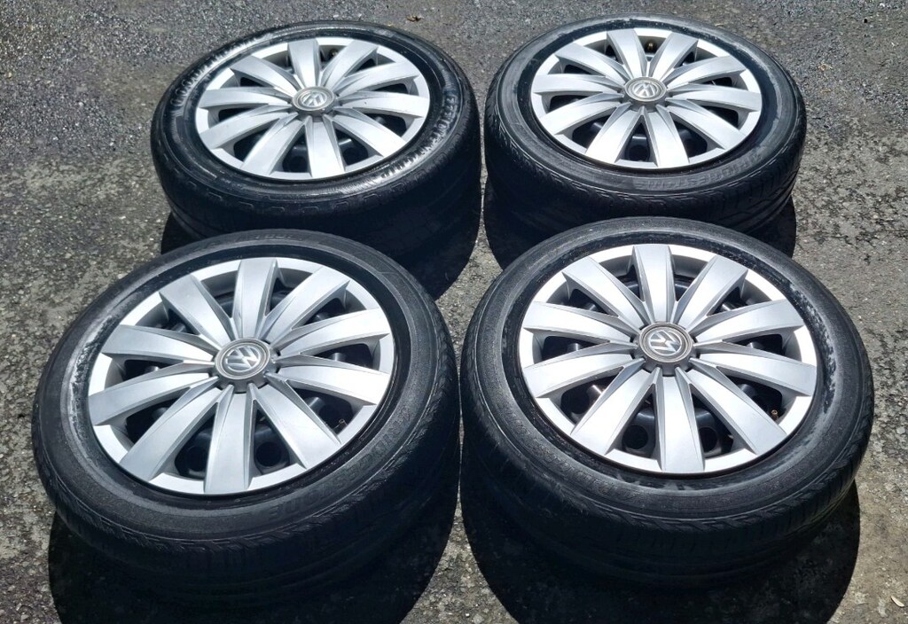 205 55 16//5X120 ORİJİNAL TRANSPORTER TENEKE JANT LASTİK TAKIMI - 4