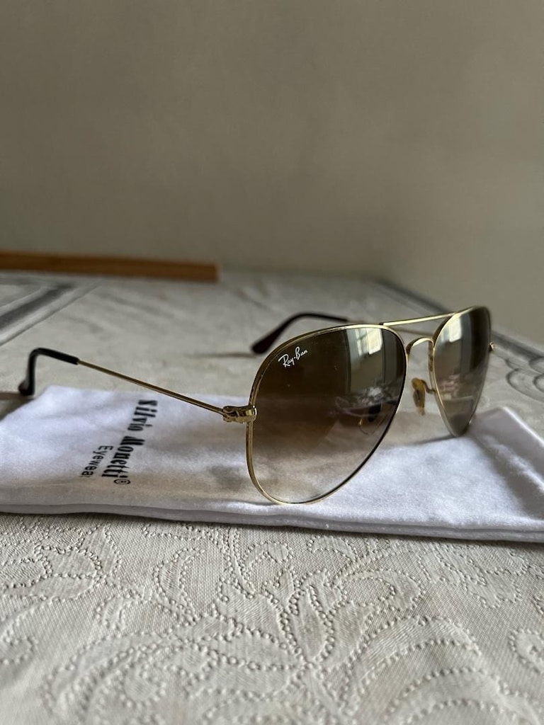 Orijinal Ray-Ban RB3025 Aviator Damla Model Güneş Gözlüğü (Gold) - 2