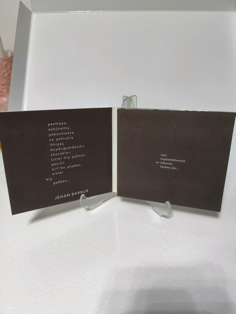 JEHAN BARBUR - SİZLER HİÇ YOKKEN orijinal bandrollü müzik albümü - 3