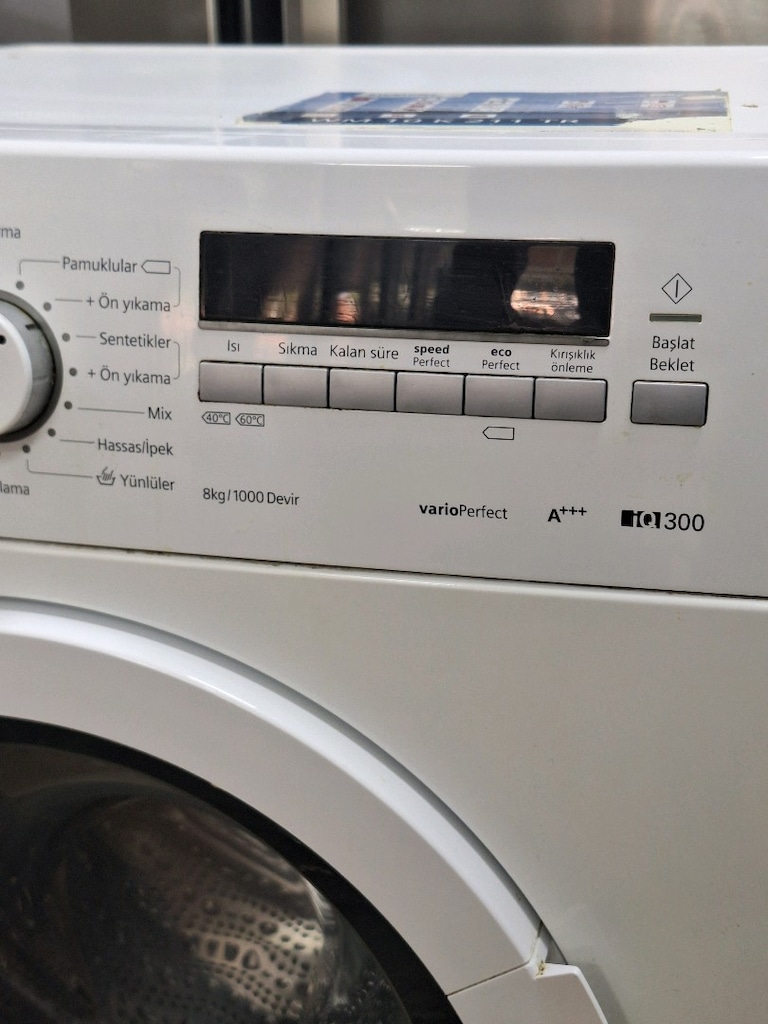 Siemens çamaşır makinesi 8 kg çok temiz sorunsuz sıfır ayarında - 3