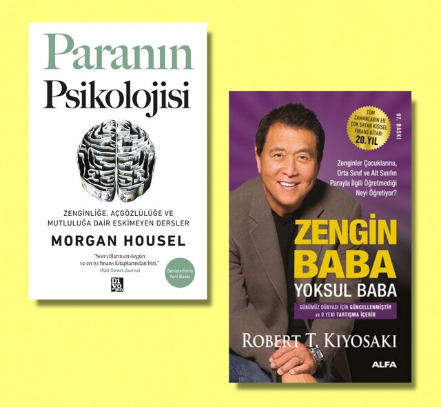 Paranın Psikolojisi+Zengin Baba Yoksul Baba (2 Kitap)