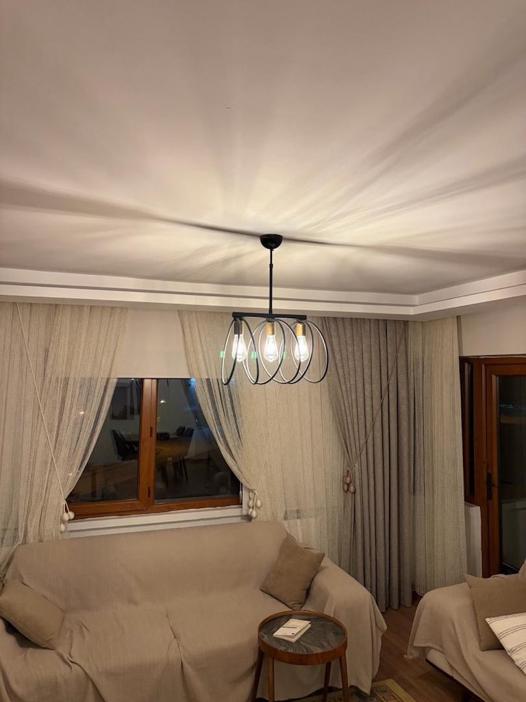 modern rustik 3 lü siyah avize - 2