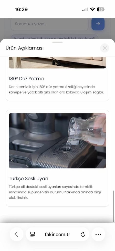 2 DEFA KULLANILDI GARANTİLİ FAKİR DİJİTAL ISLAK-KURU SÜPÜRGE - 8