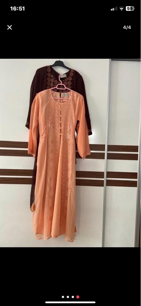 kapaklı kaftan nakıslı elbıseler - 4