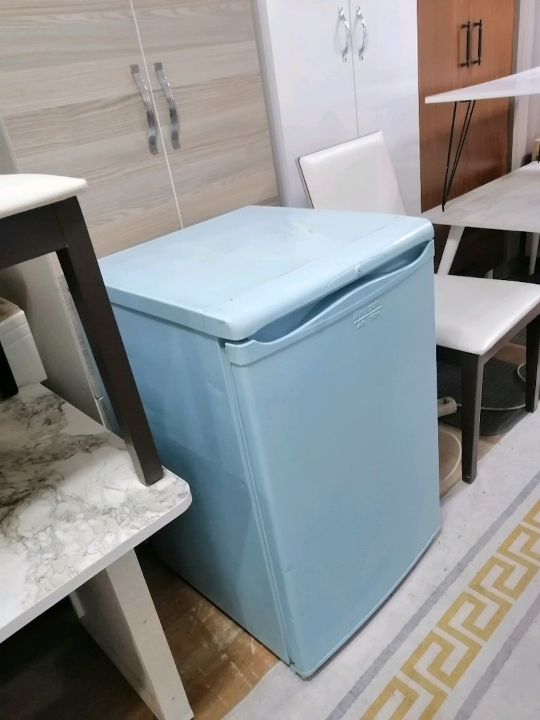 mini ofis buzdolabı 85 cm yüksekliği 55 cm enide - 7