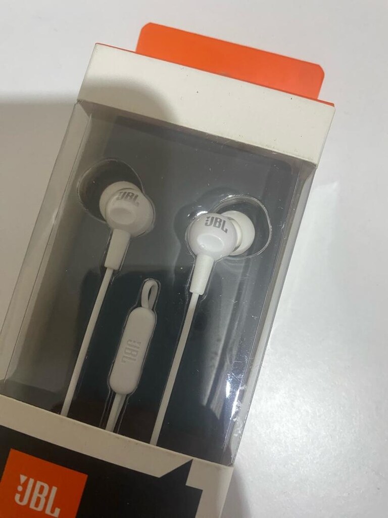 KAPALI KUTU~JBL C100SI Mikrofonlu Kablolu Kulakiçi Kulaklk-Siyah&Beyaz - 3