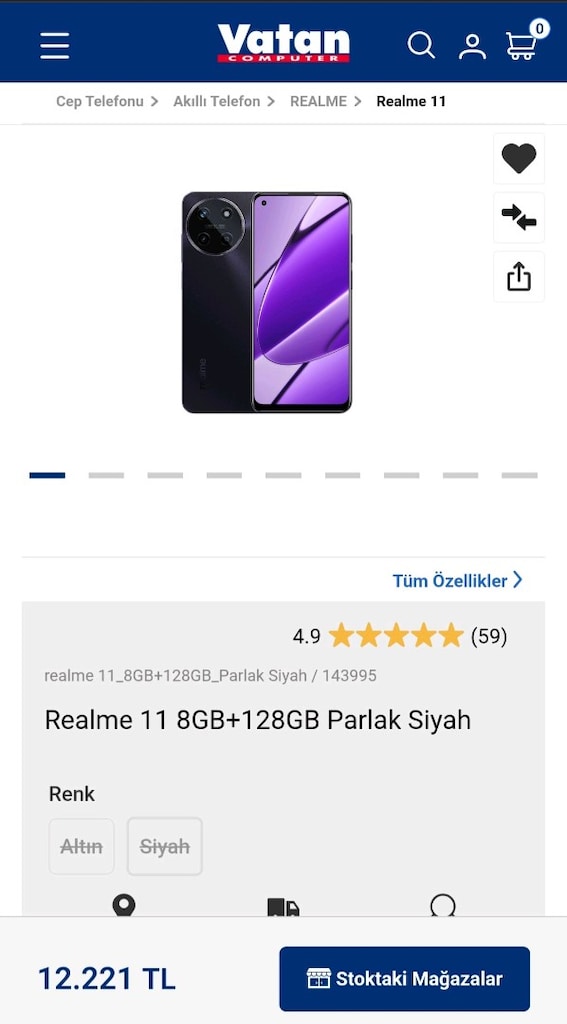 Realme 11 128 GB Sıfırdan farksız garantisi devam ediyor - 3