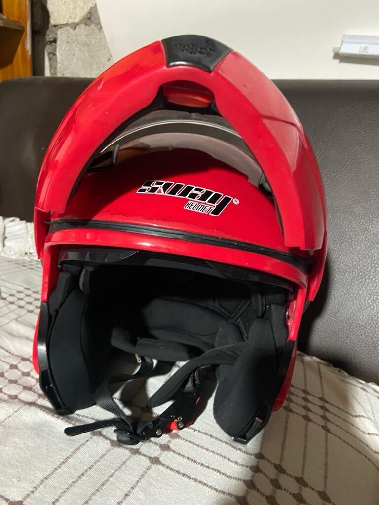 çene açılır kask sway helmet - 3