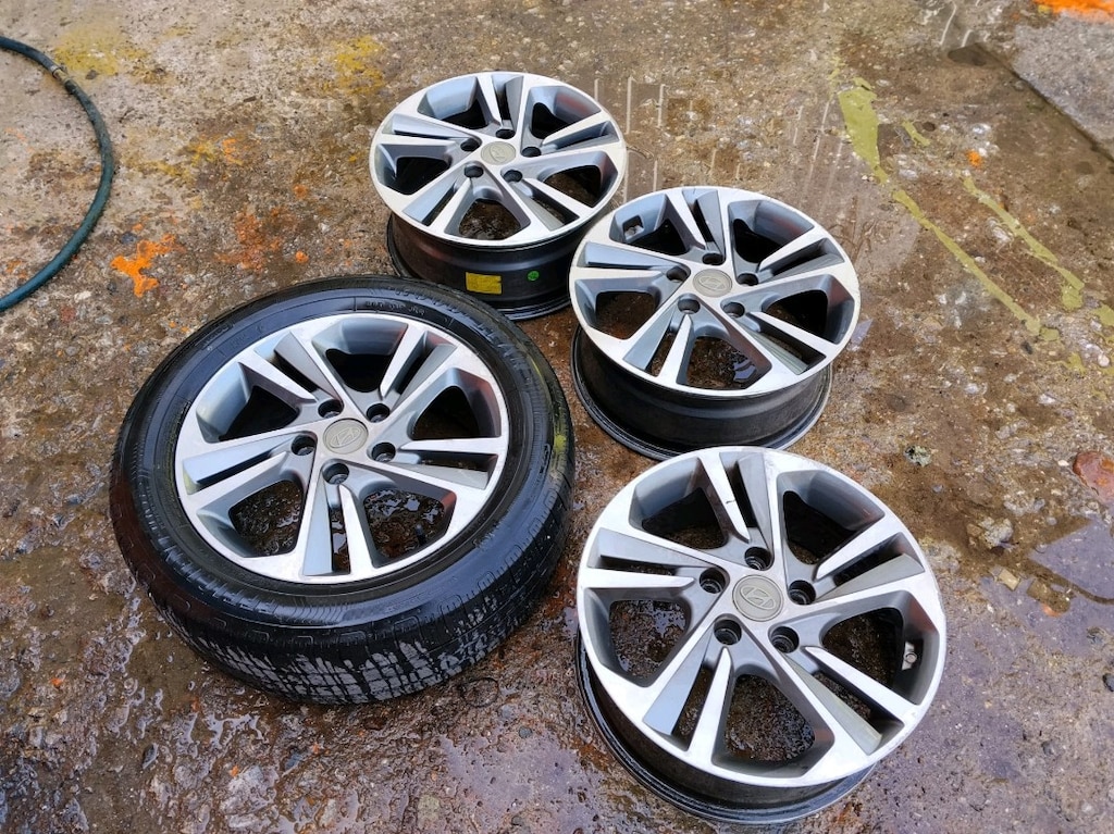 Orjinal Hyundai Elantra çelik jant 16inc 5x114.3 sorunsuz temiz jant - 2