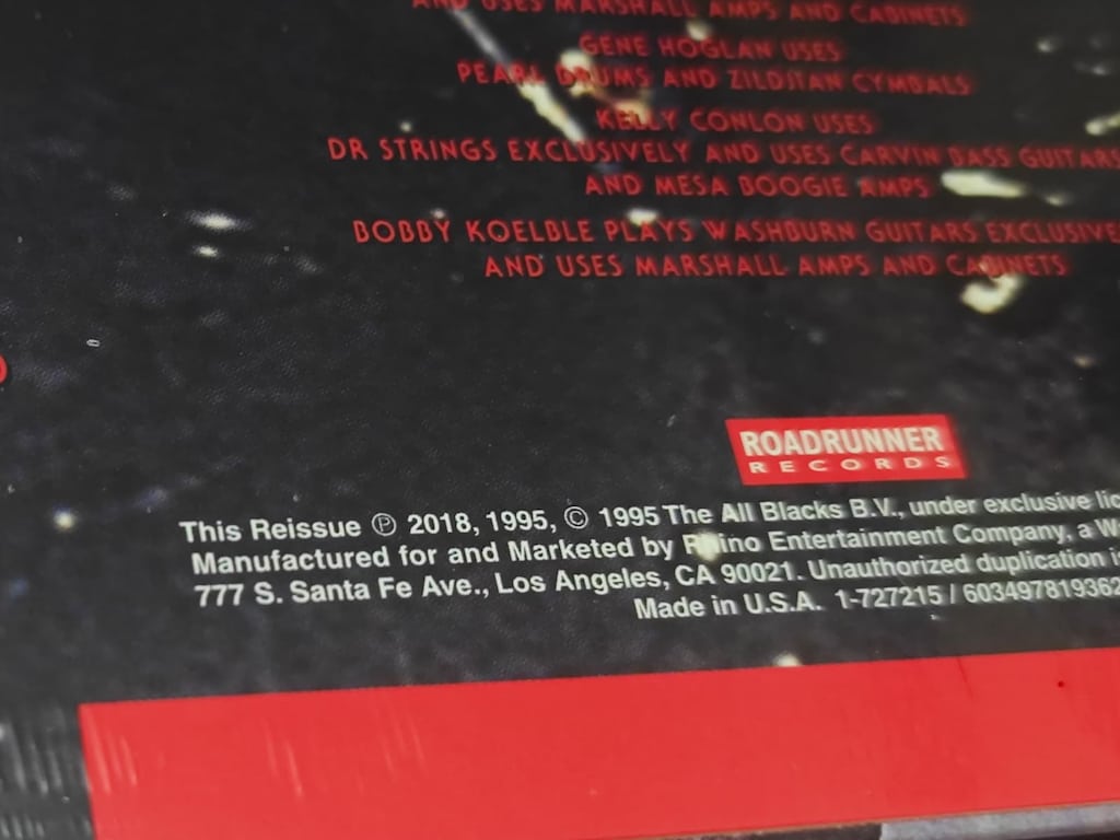 DEATH SYmbolic 2018 USA Basımı, sıfır ambalajında. Stok: 2 adet - 8