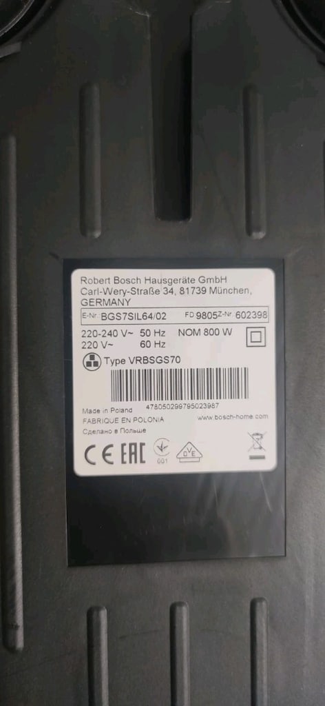 Bosch BGS7504 Relaxx'x Ultimate ProSilence - 9