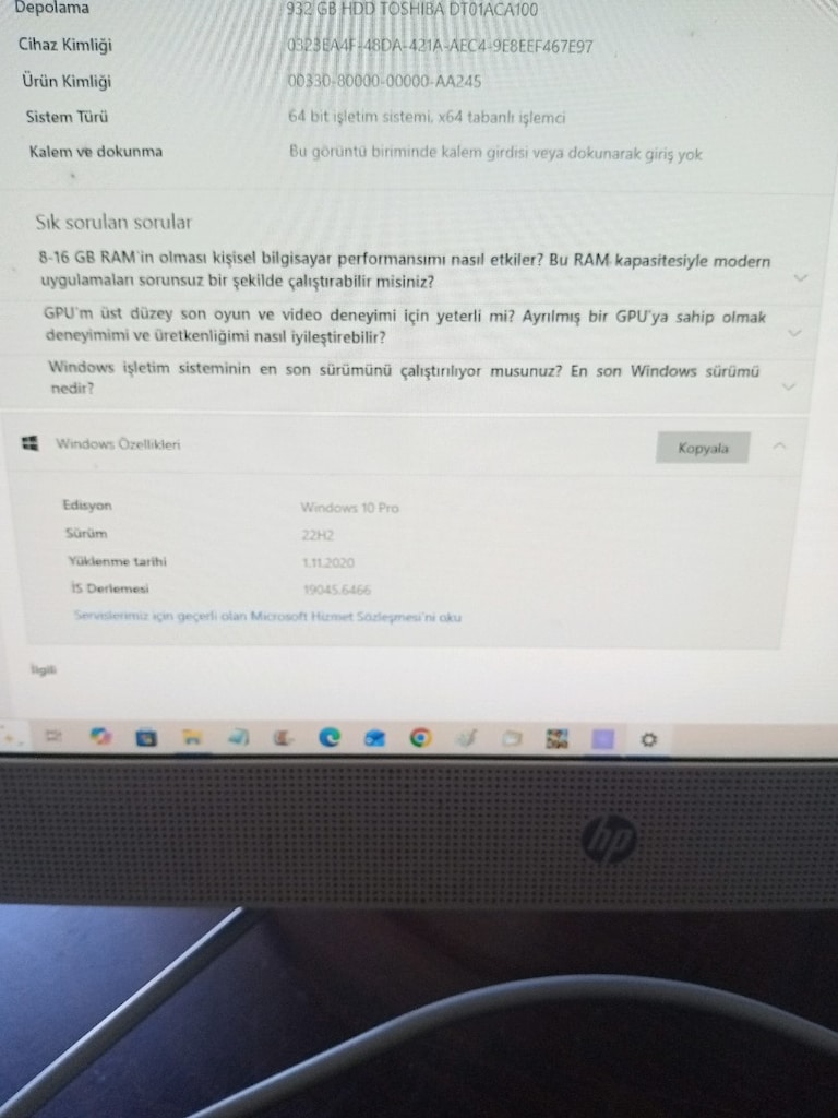 hp all in one PC - 4