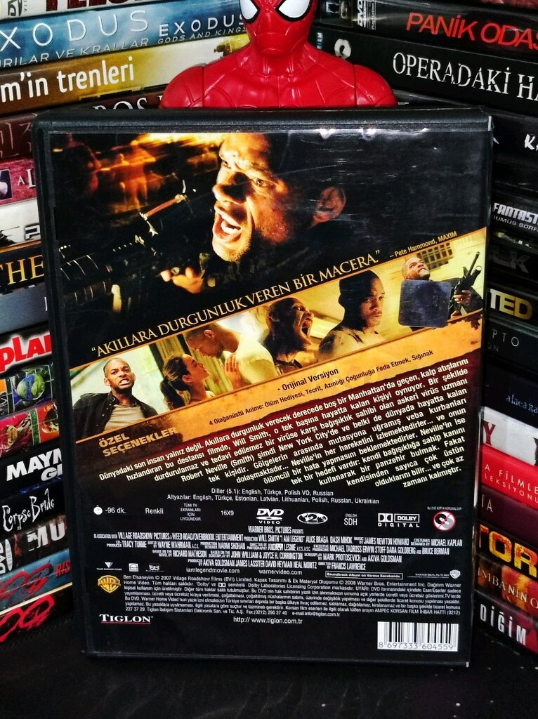 Ben Efsaneyim DVD Film Will Smith - 3