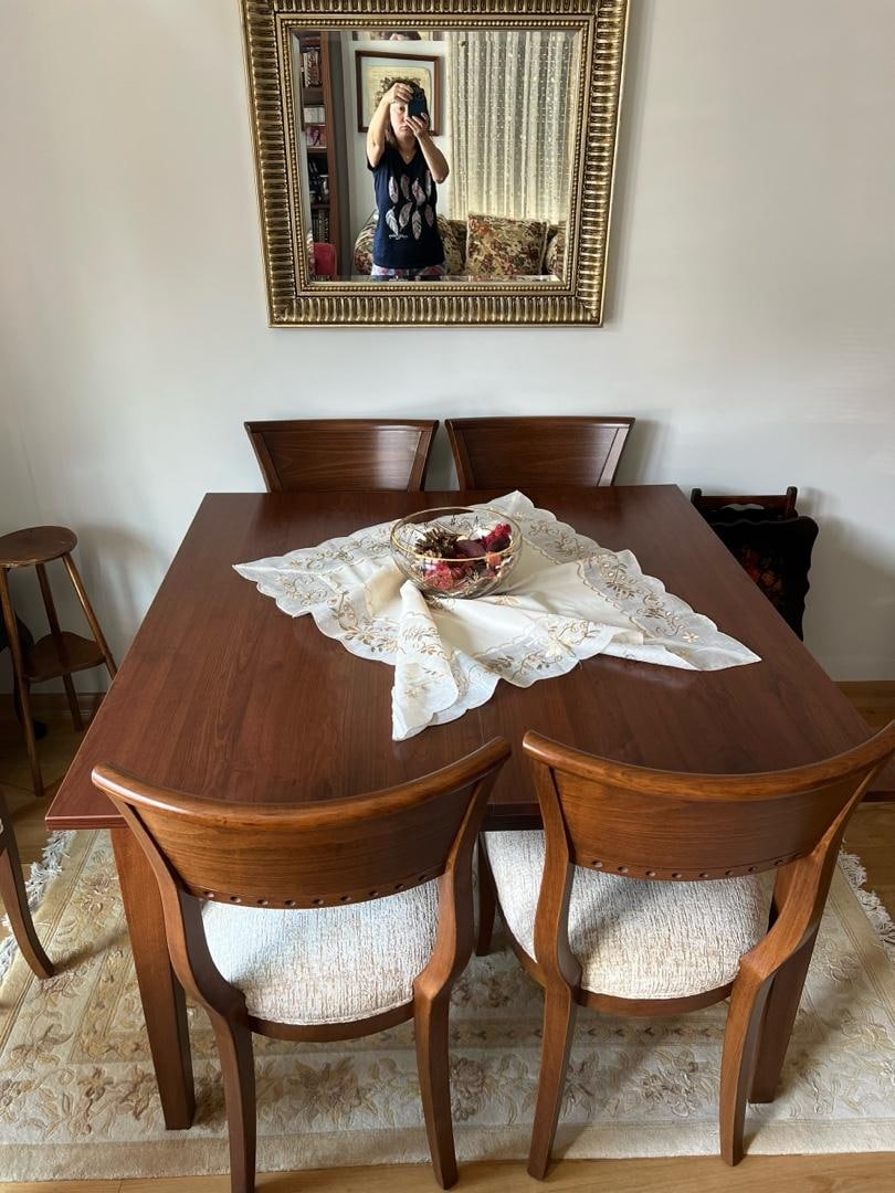 Yemek Masası+6 sandalyesi, Konsol, Kitaplık - 2