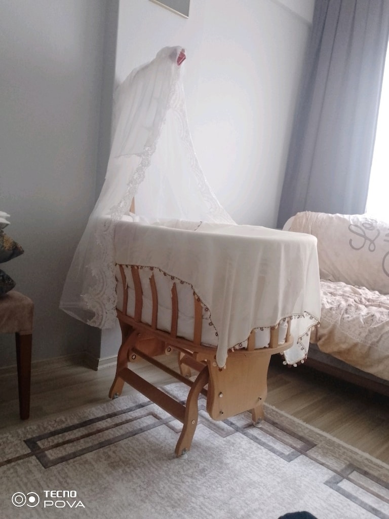 sallanan ahşap beşik - 2