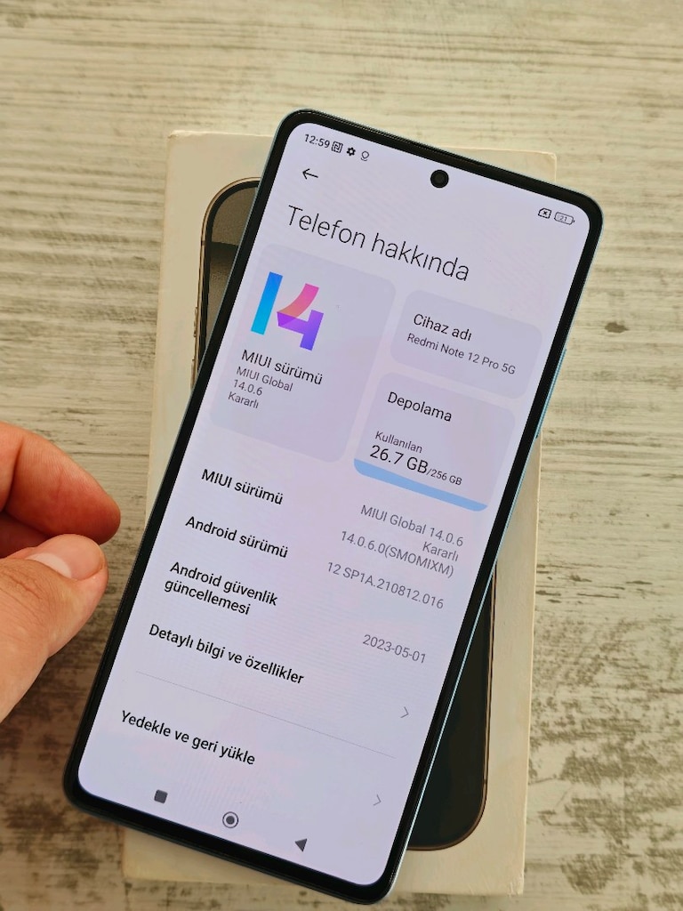 NOTE 12 PRO 5G 256GB TERTEMİZ¡! - 4