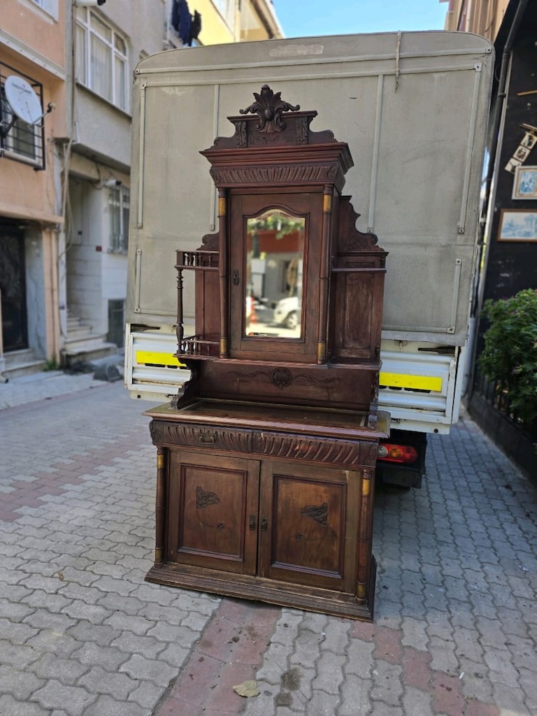 Antika Viyana büfe - 9