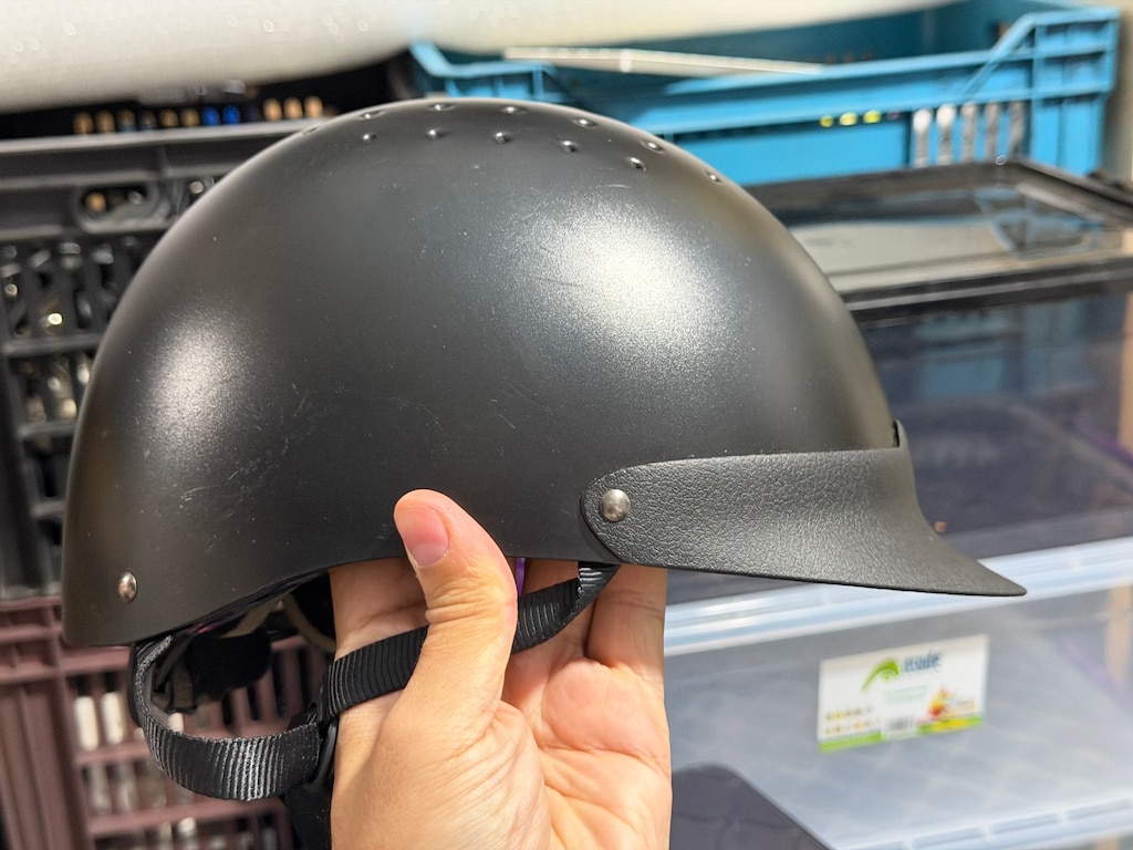 Decathlon FH100 - At Binicilik Togu Siyah 100 Unisex Kask - 5