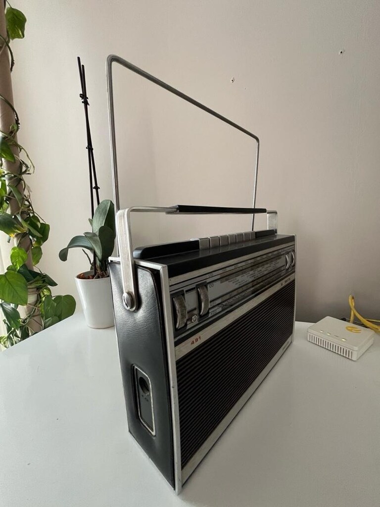 Philips 33RL 491 transistörlü antika radyo - 2