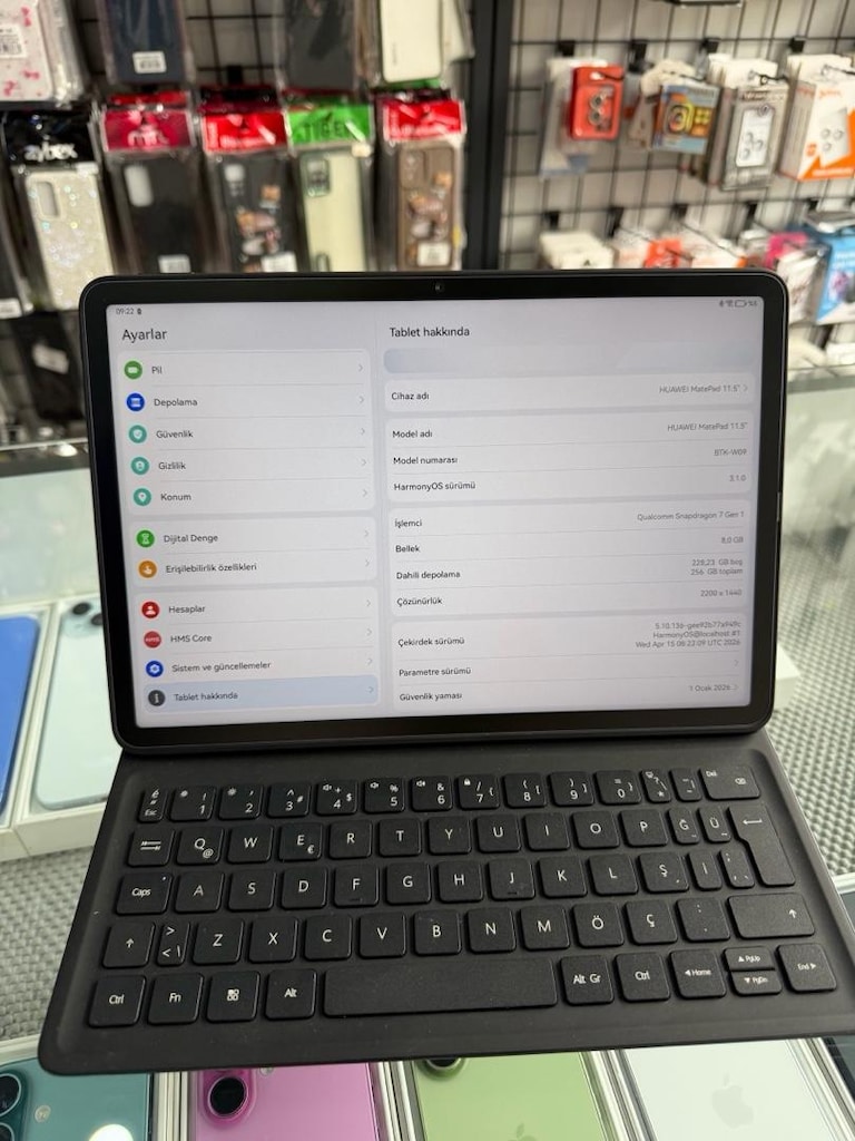 HUAWEİ MATEPAD 11.5 8/256KLAVYELİ GARANTİLİ HATASIZ - 6