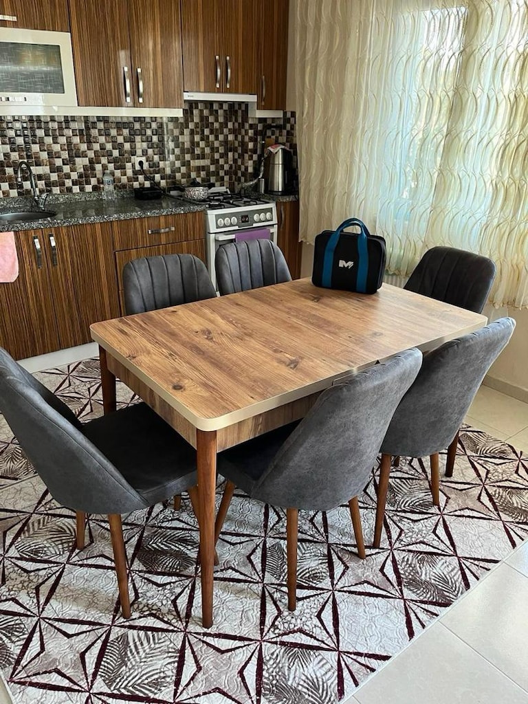 ***SIFIR*** UYGUN FİYATLI 6 KİŞİLİK AÇILABİLİR YEMEK MASASI - 9