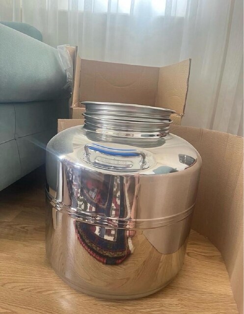 Paslanmaz Zeytinyağı Tankı 50 Litre