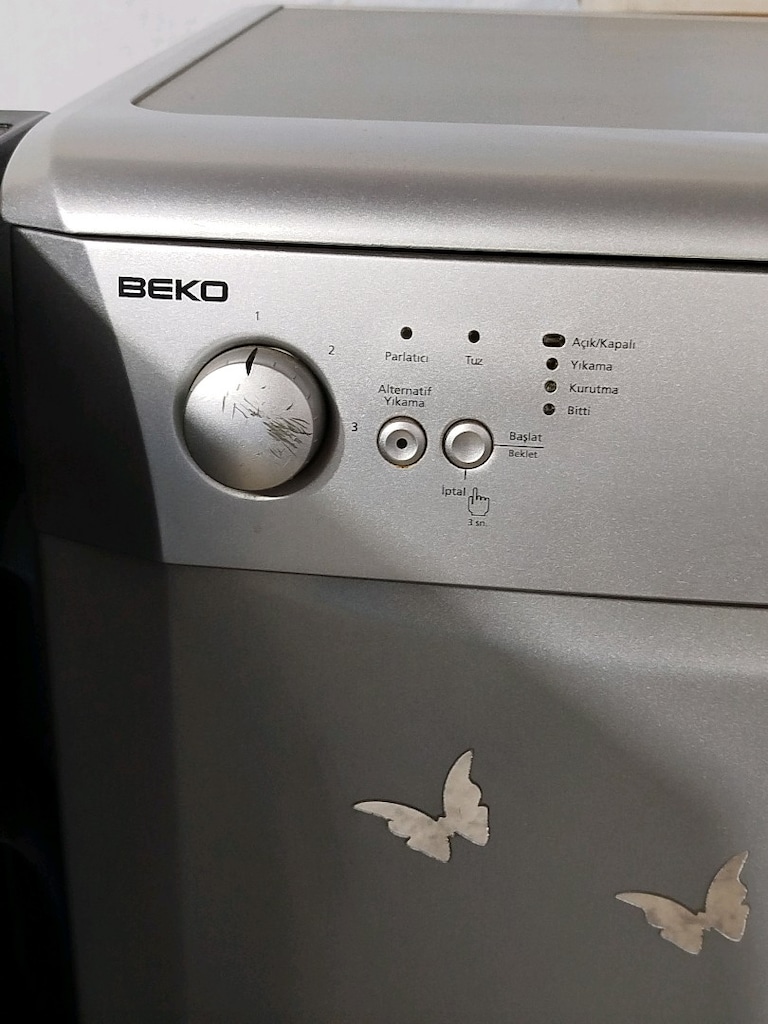 BEKO 3 PROGRAM GRİ BULAŞIK MAKİNESİ İZMİR İÇİ 3 AY GARANTİMİZ VARDIR - 3